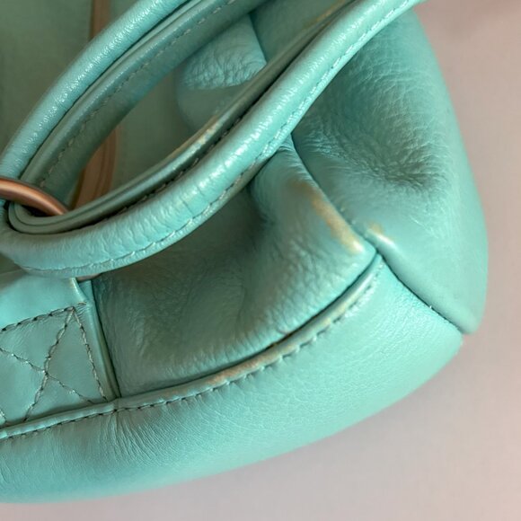ILI New York & Toronto Leather Mini Backpack Light Green Small main image 13